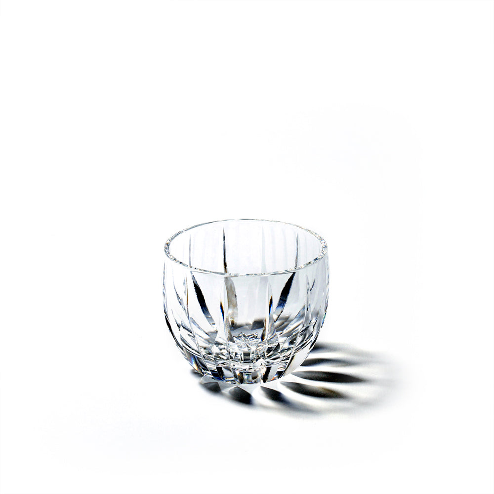 江戸切子 伝統工芸士 木村泰典 作 剣菱 ぐい呑 透き ｜江戸切子グラス