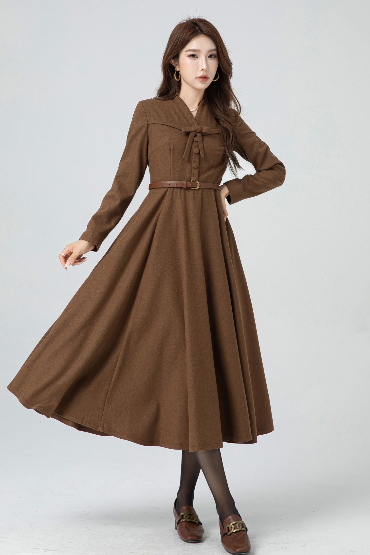 Vintage Inspired Wool Dress 5300 – Xiaolizi