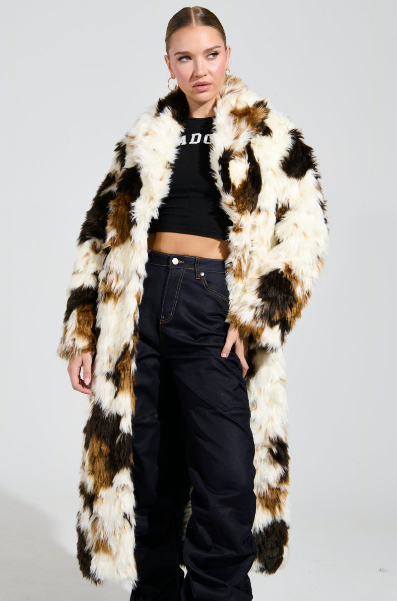 BRONX FAUX FUR COAT – AKIRA