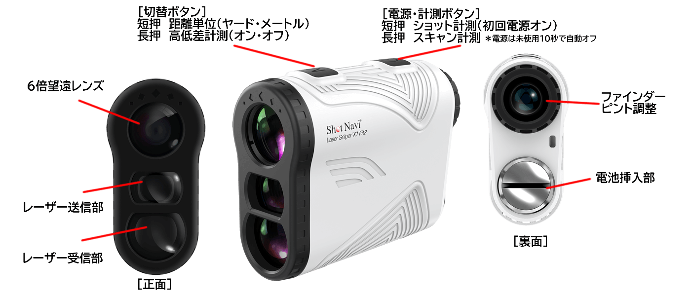 Shot Navi Laser Sniper X1 Fit2 1000