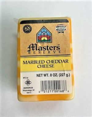 8OZ MASTERS RESERVE® MARBLED CHEDDAR – Simon's Specialty Cheese