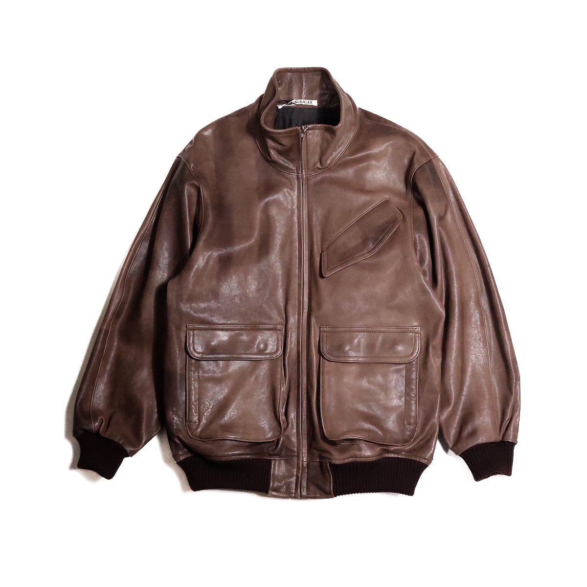 AURALEE「HEAVY LAMB LEATHER ZIP BLOUSON」 – SISTER