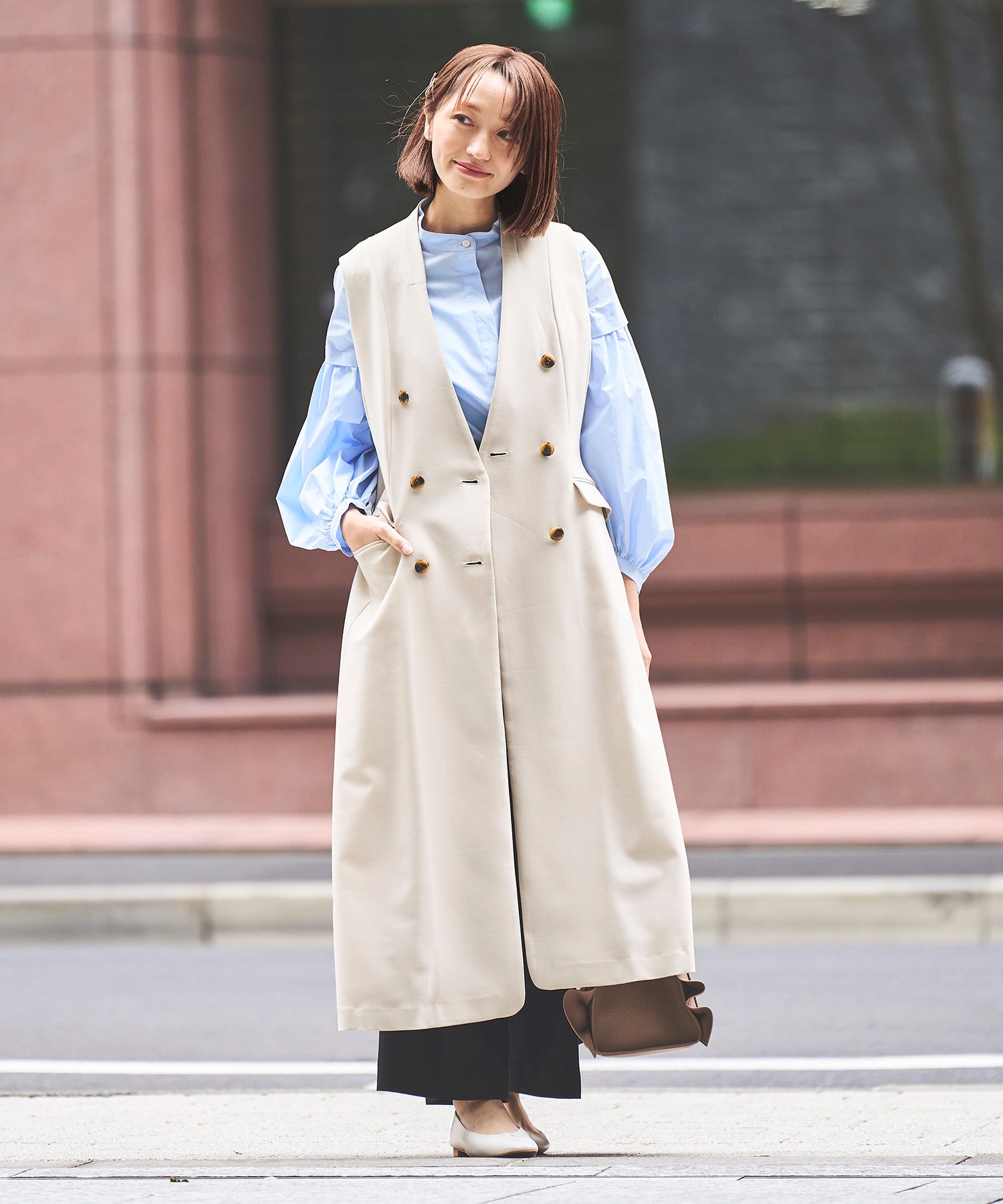 Premium】フレアロングジレワンピース – Sirin Online Store