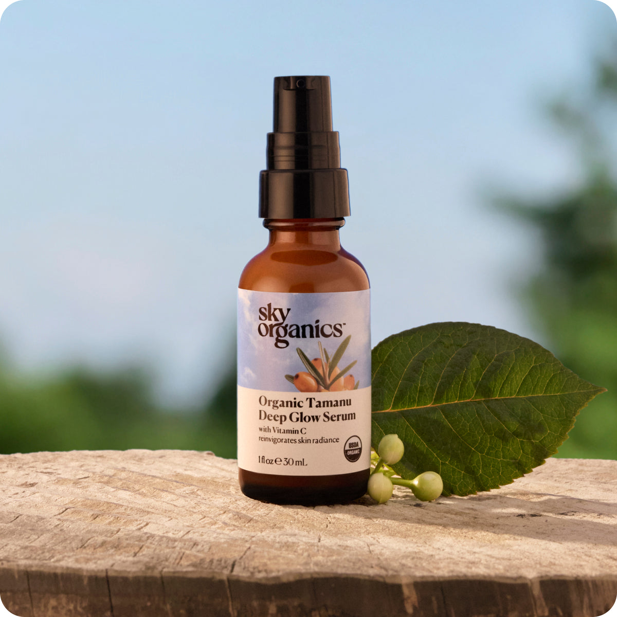 Organic Tamanu Deep Glow Serum – Sky Organics