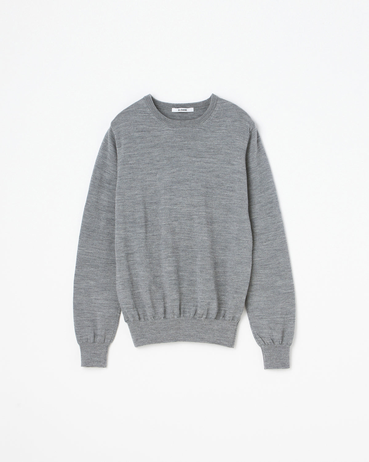 UNISEX】14G天竺 エクストラファインメリノウール クルーネック SL8W-507