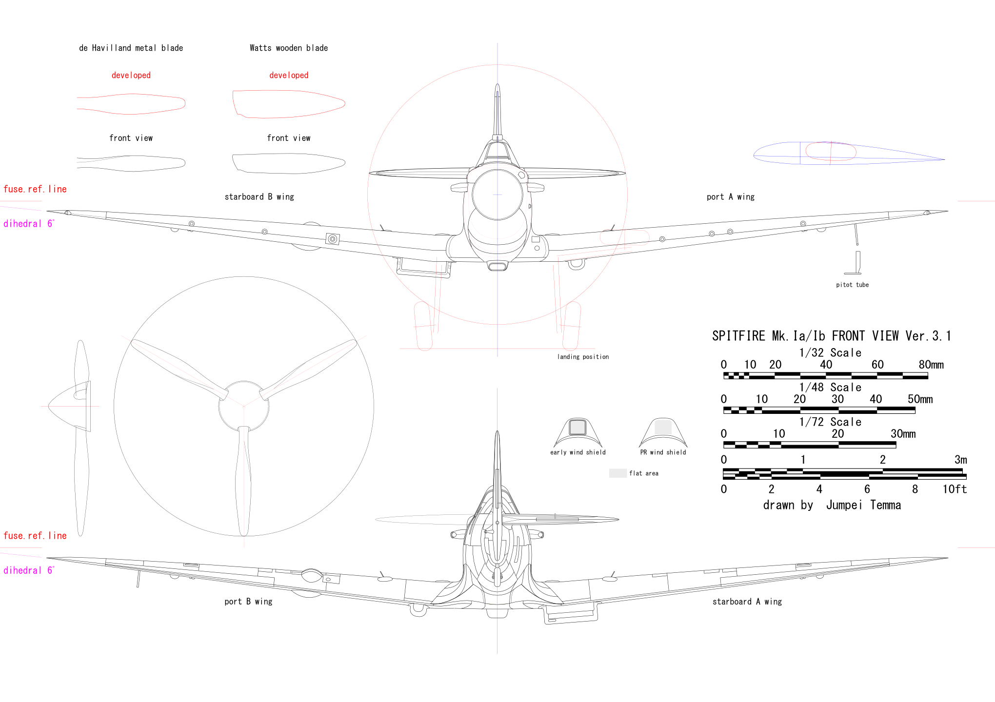 Spitfire Mk.Ia part-1 Tamiya 1/72 スピットファイア Mk.Ia タミヤ