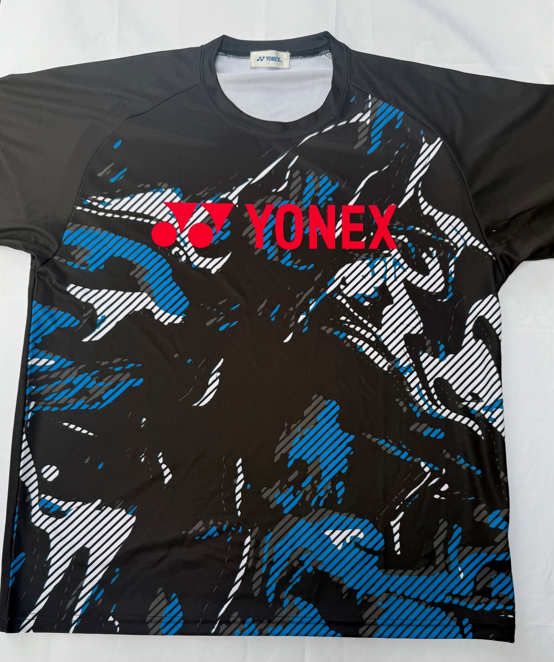 ソフトテニステニスハイジャパ限定ジャージ 黒 青アクセント