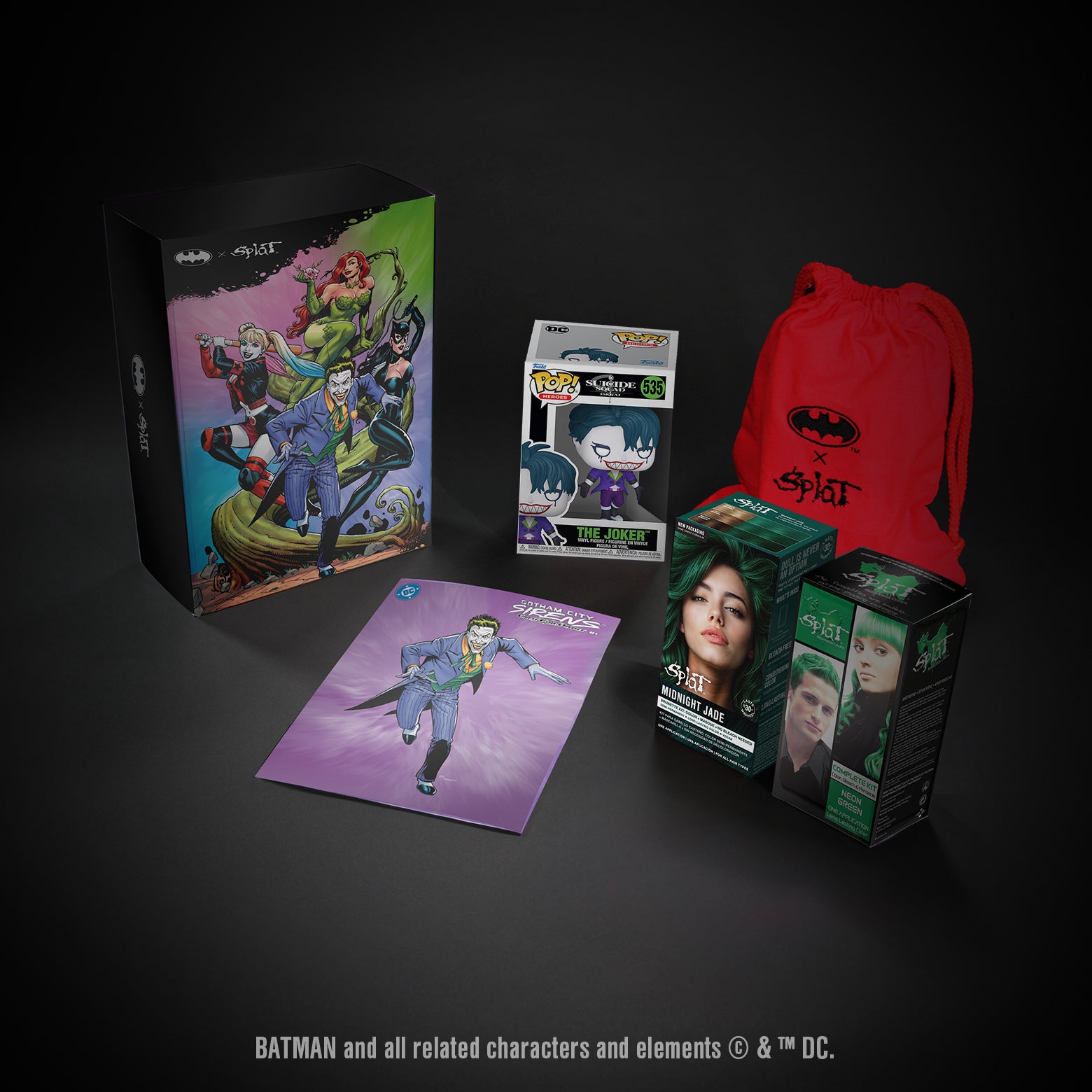 The Joker + Splat Limited Edition Collectible Kit – Splat Hair Color