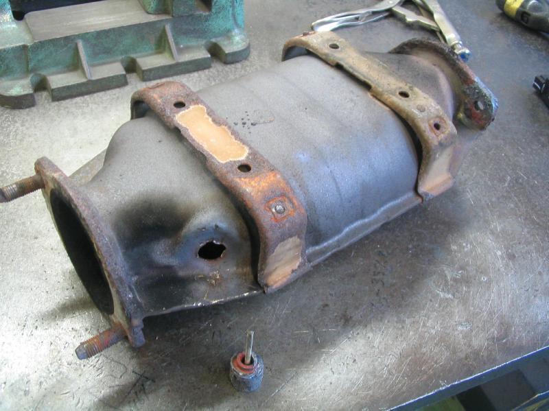 R33スカイライン 触媒修理: エスエス商会 工場日記