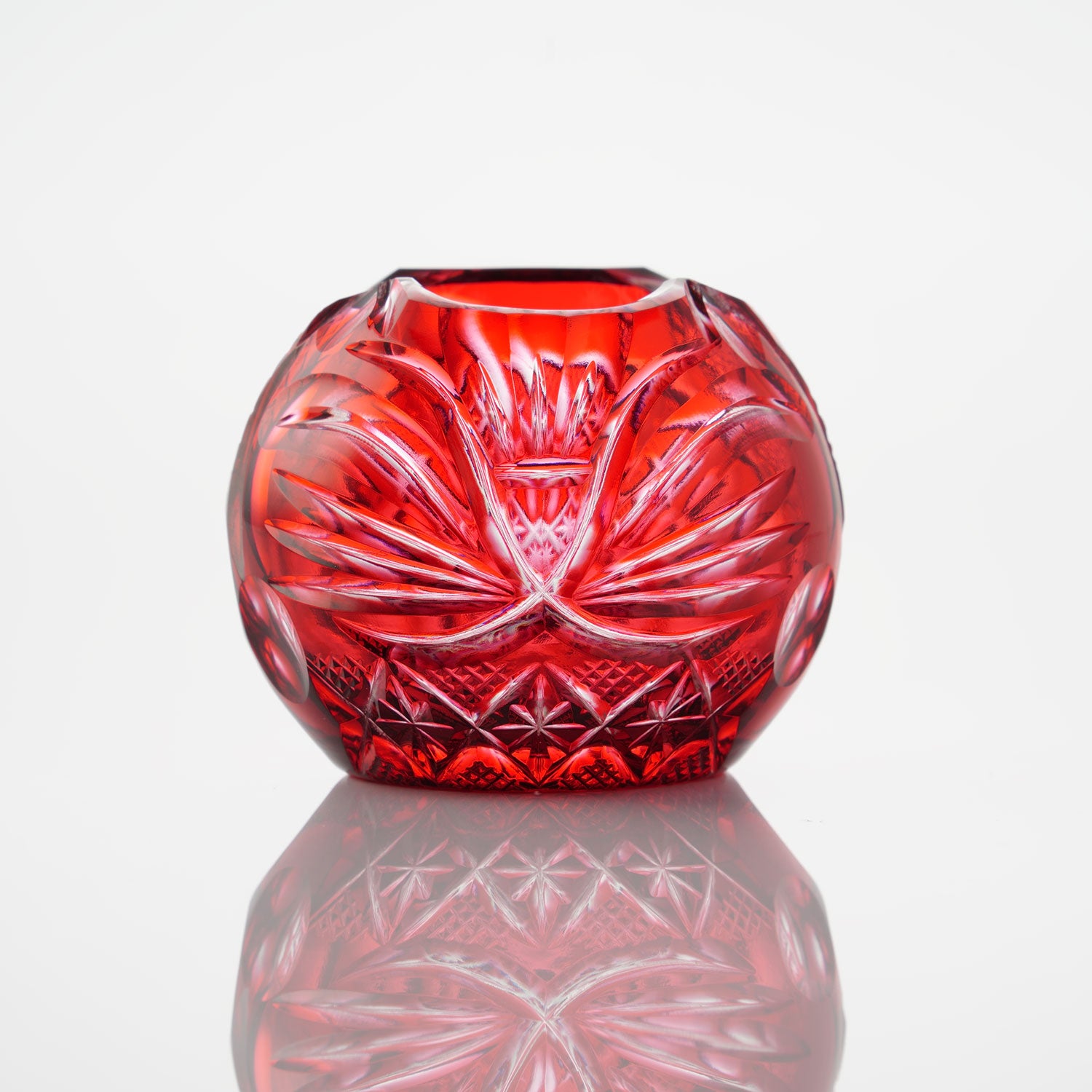 島津薩摩切子】創作 笑猫 (えみねこ) – ㈱島津興業 島津薩摩切子