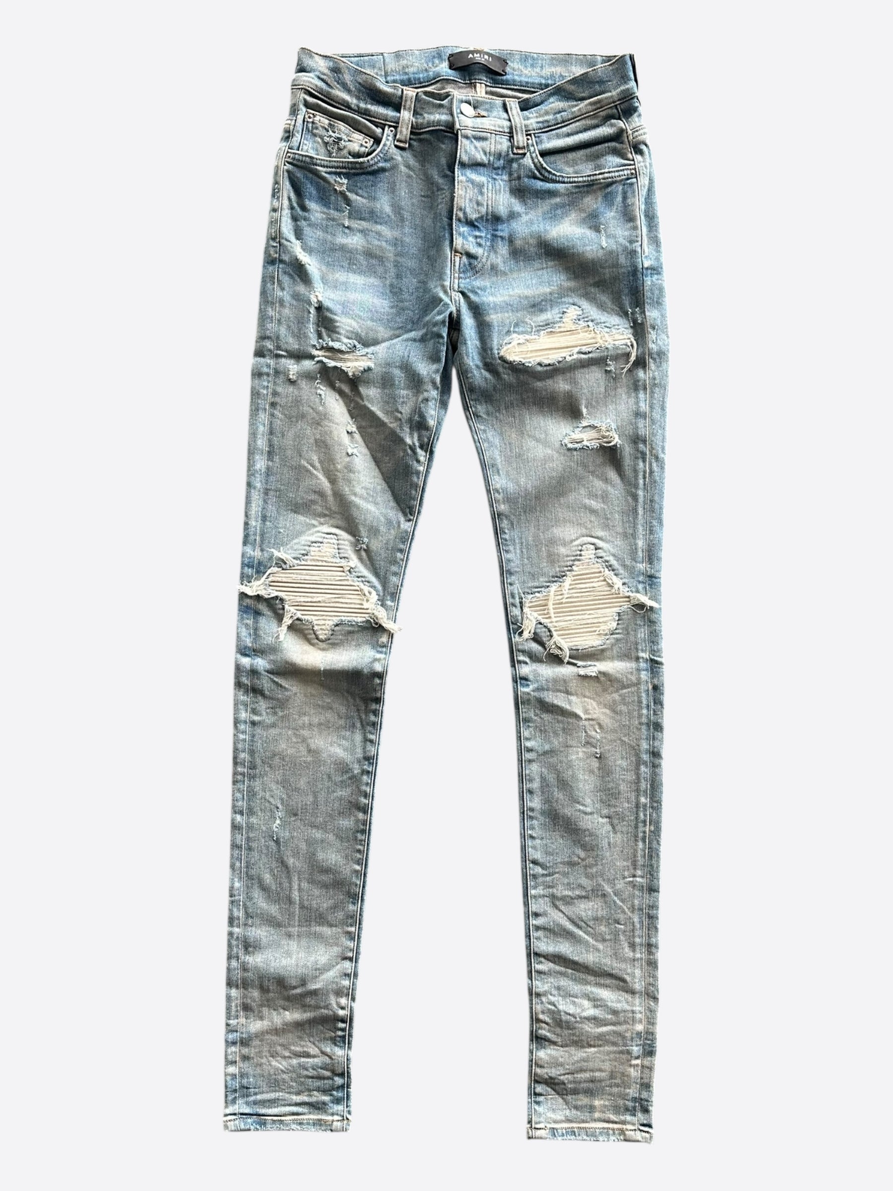 Amiri Clay Indigo & White MX1 Jeans – Savonches