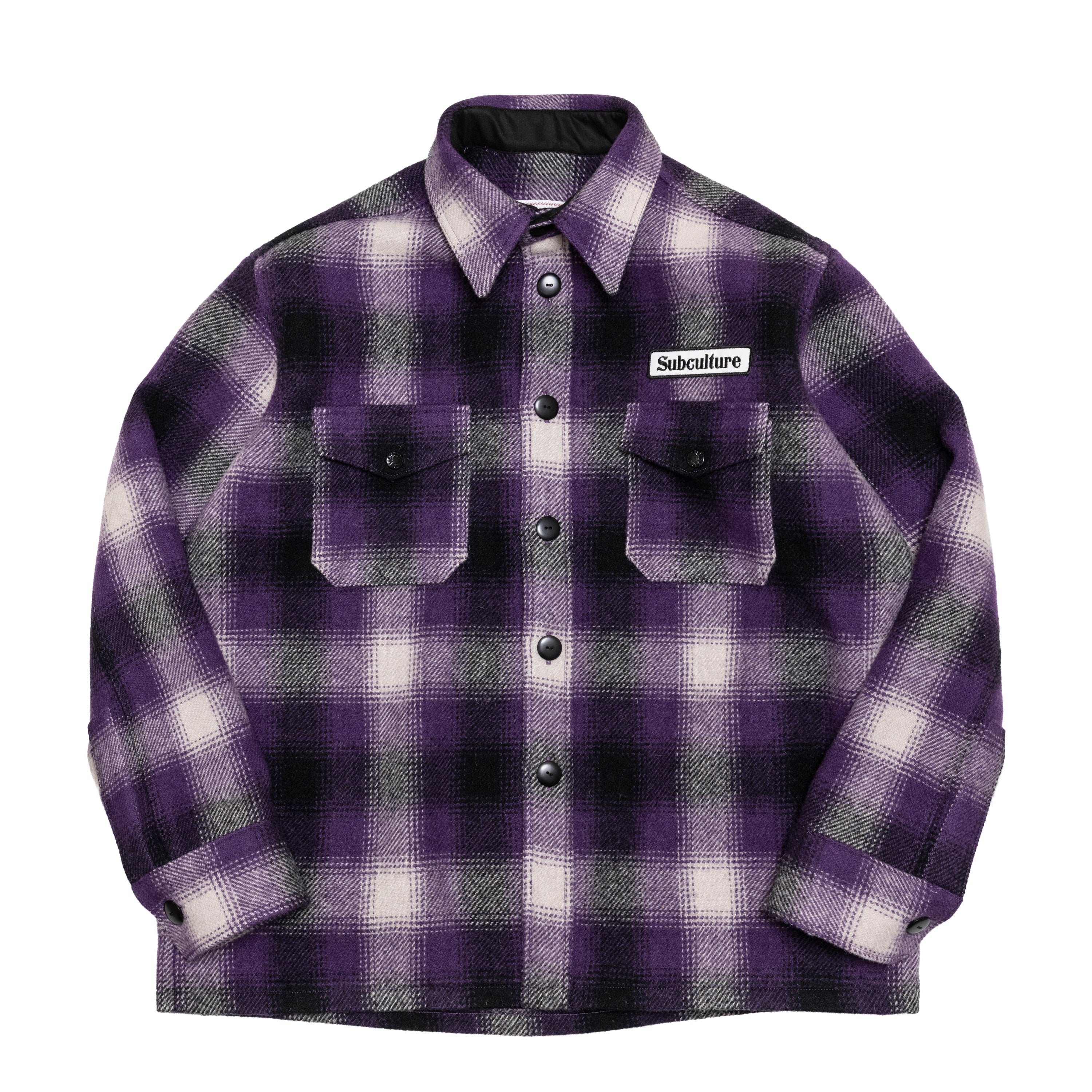 OMBRE CHECK JACKET / PURPLE CHECK – SC WEB STORE