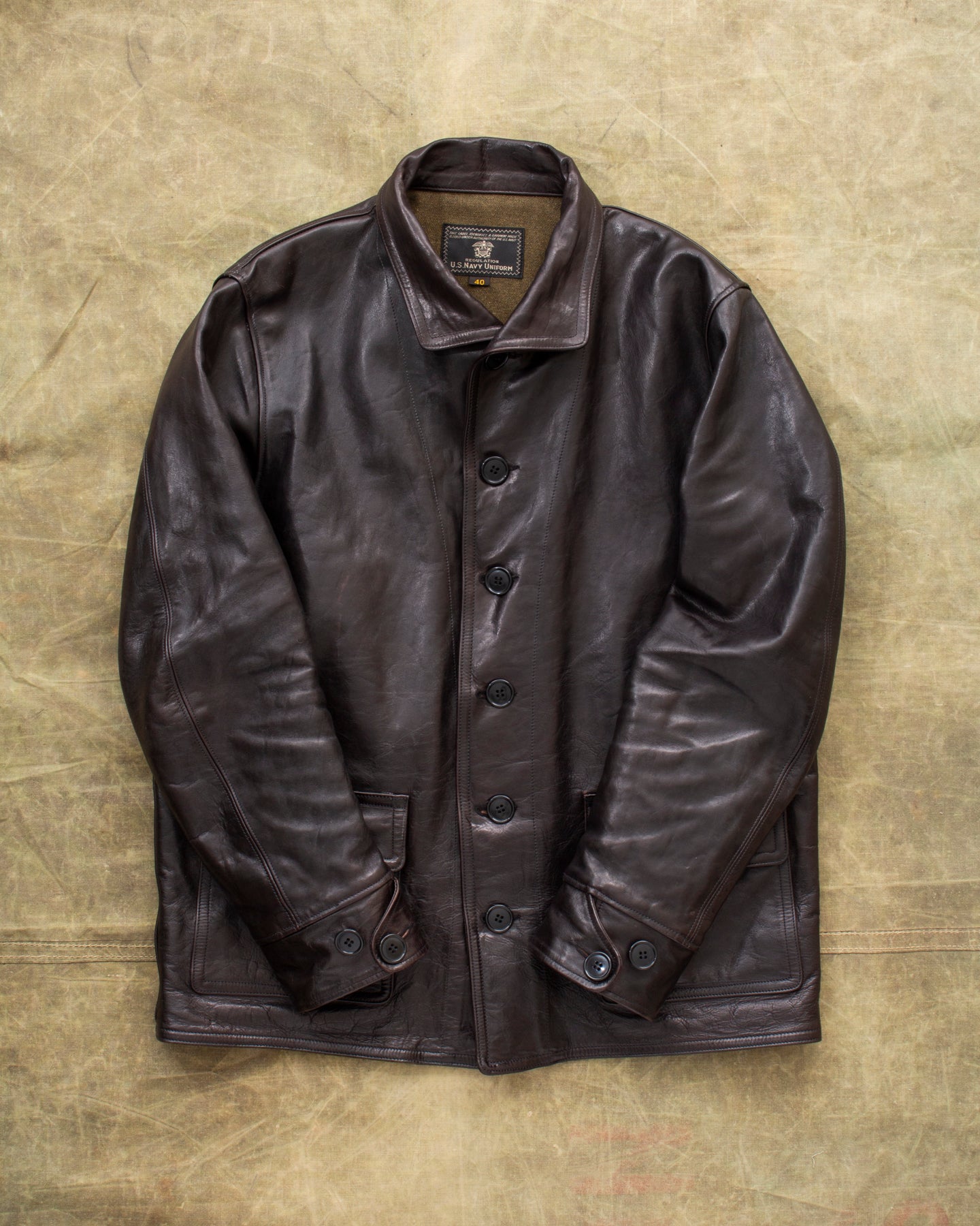 Second Hand Buzz Rickson's BR80505 Submarine Horse Hide Leather