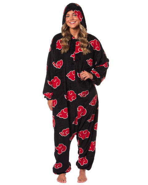 Naruto Shippuden Akatsuki Cloud Adult Kigurumi Costume Pajama