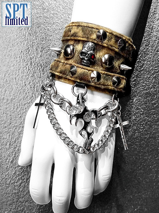 SEXPOT TOKYO 限定カスタム】CUSTOM CROSS ベルト リストバンド BLD