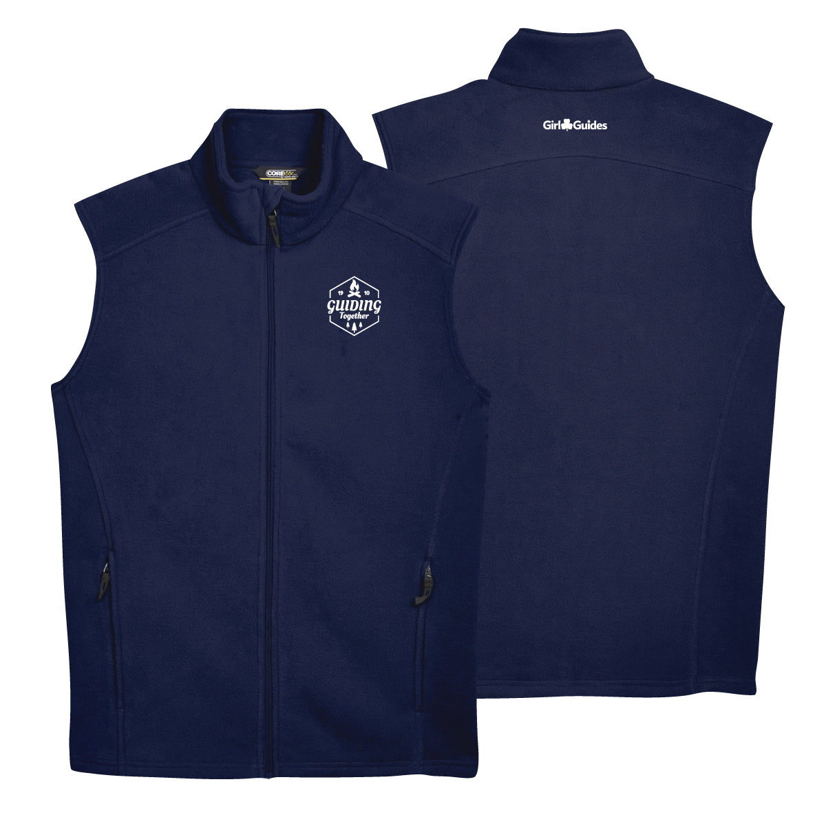 FLEECE VEST - ADULT - 88191 - NAVY – The Girl Guide Store by