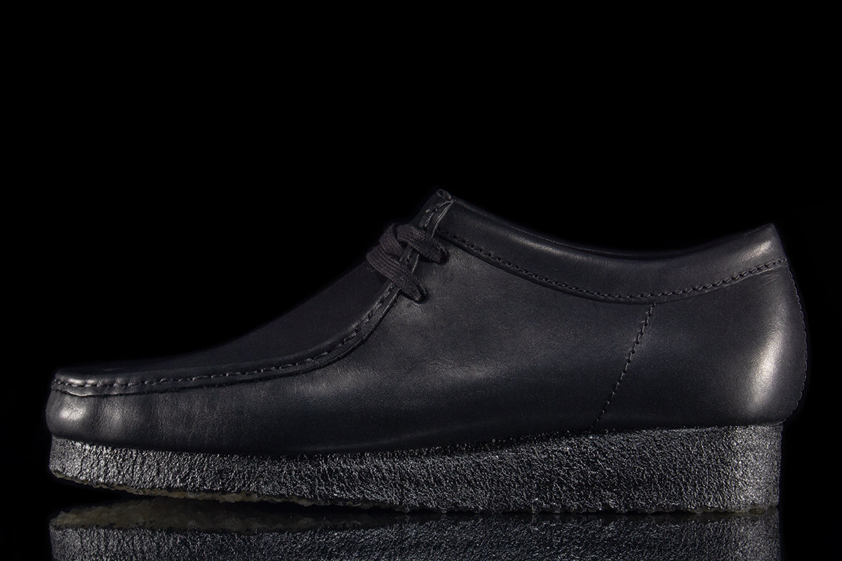 Wallabee Black Leather – Premier