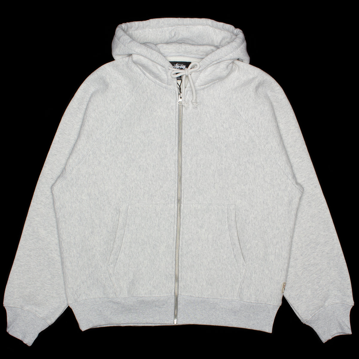 トップス STUSSY AW24 FLEECE RAGLAN ZIP HOODIE Stussy Raglan Zip Up