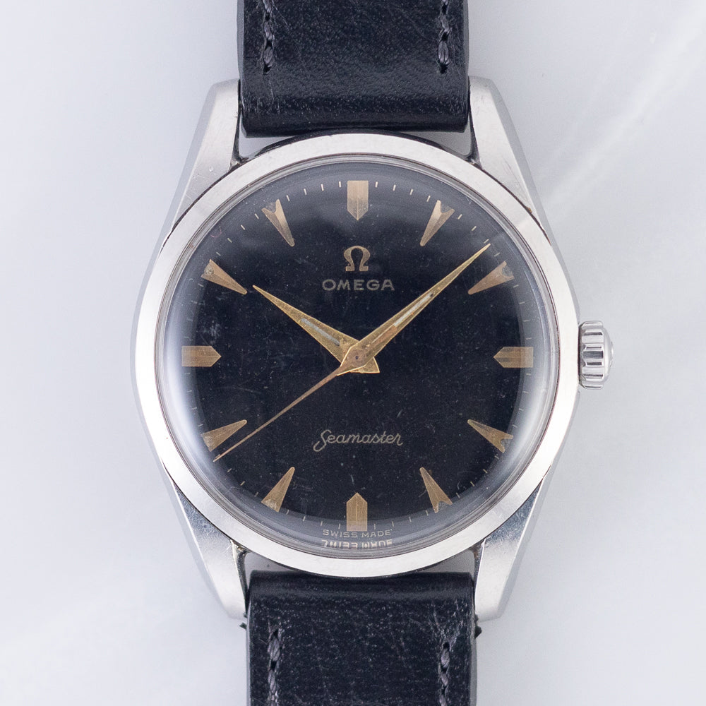 OMEGA Seamaster Black Gilt Dial Ref.2938-1 – TIMEANAGRAM