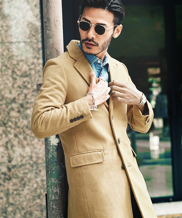 スリムチェスターコート ミドル丈【クーポン対象外】 – TOPFLOOR