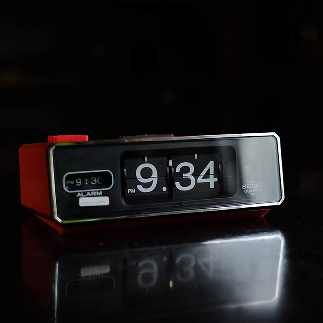 SEIKO クォーツアラーム ダイレクトメロディア パタパタ置時計 SEIKO