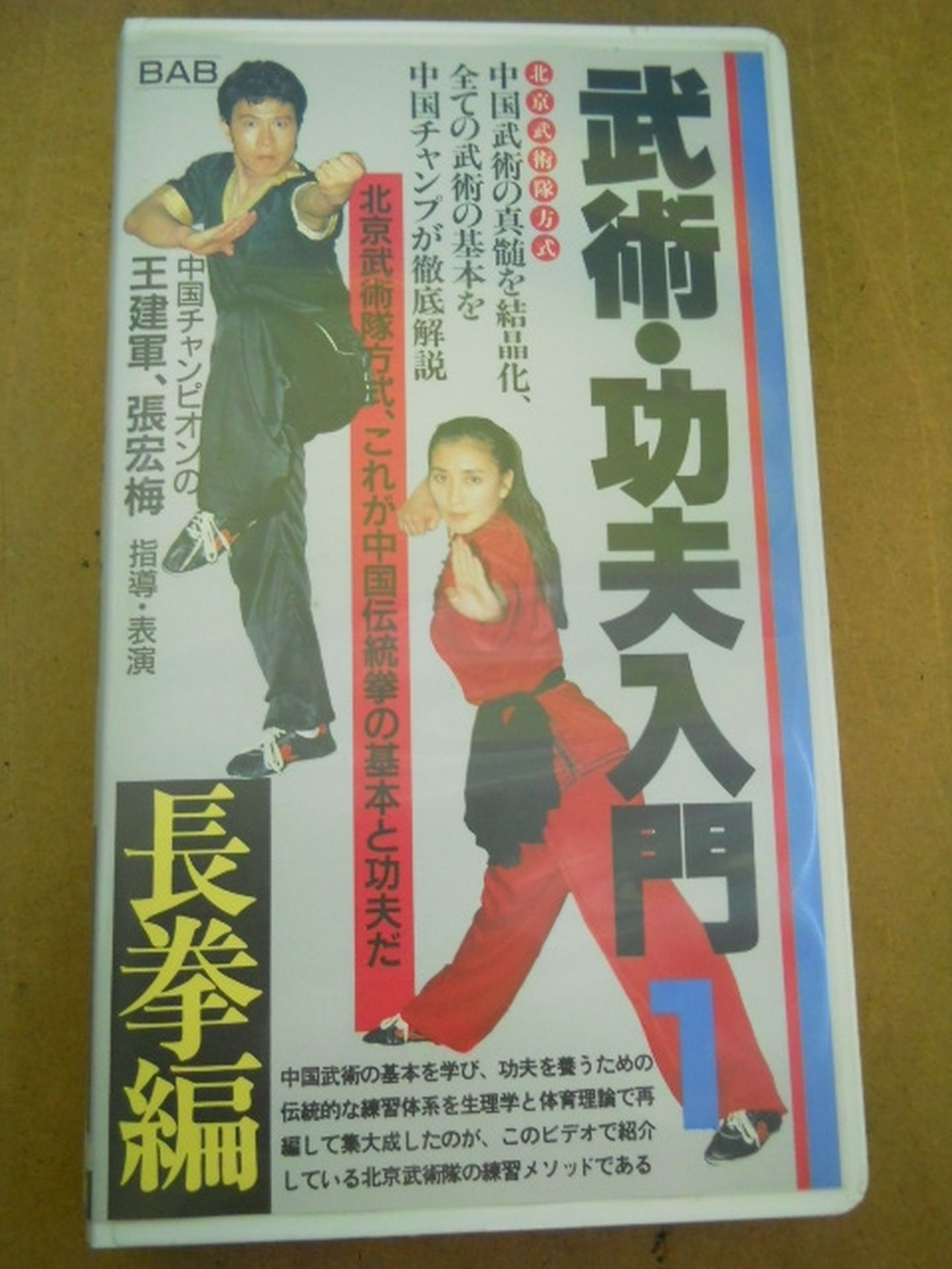 武術・功夫入門 1長拳編 中国チャンピオンの王建軍､張宏海/指導・表演