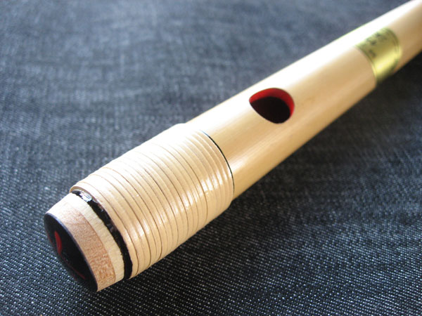 篠笛(しの笛)横笛 獅子田 竹渓 籐両巻 7本調子 6穴 お囃子調(お祭り用）