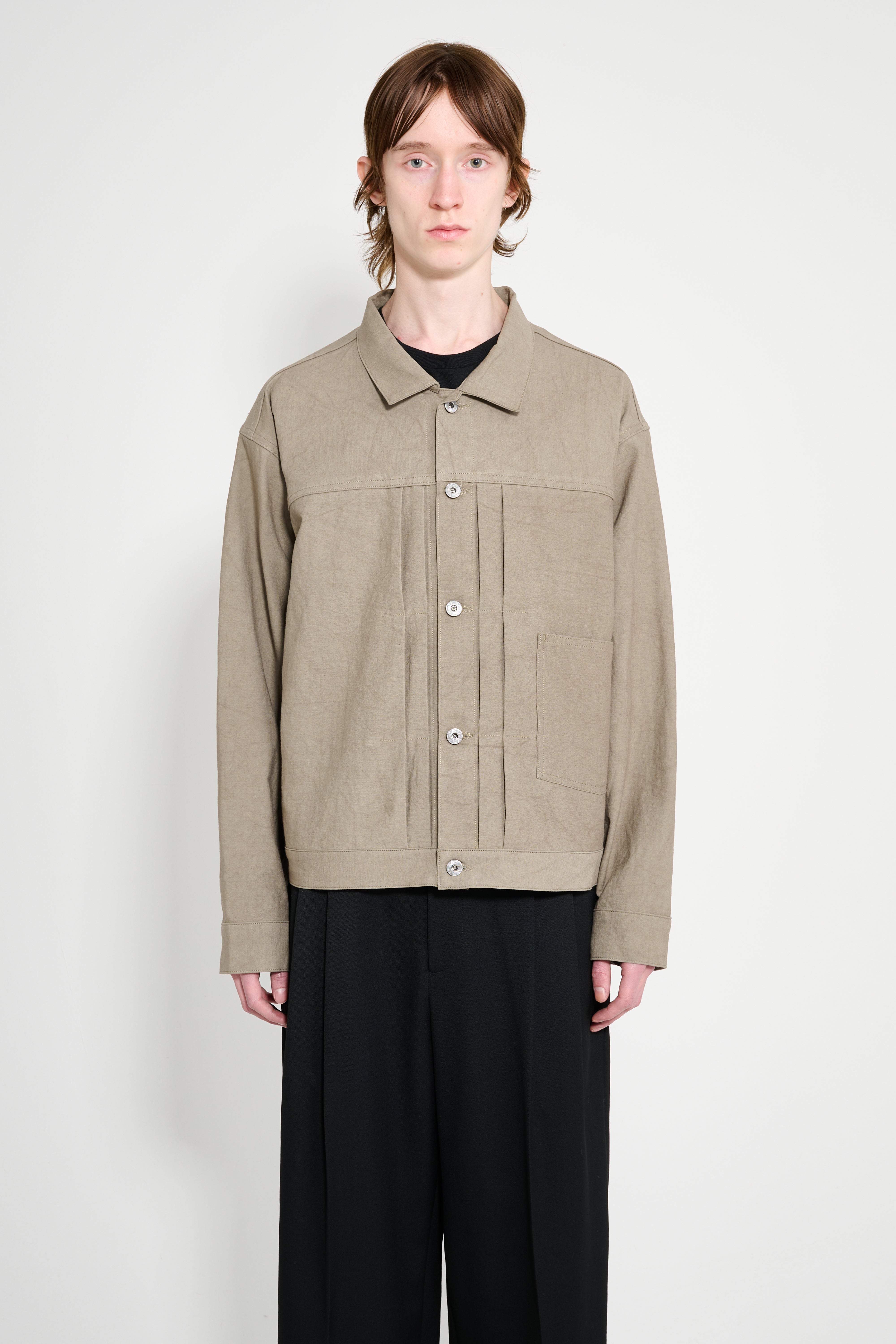 Taiga Takahashi Buckle-Backed Jacket Beige – Très Bien