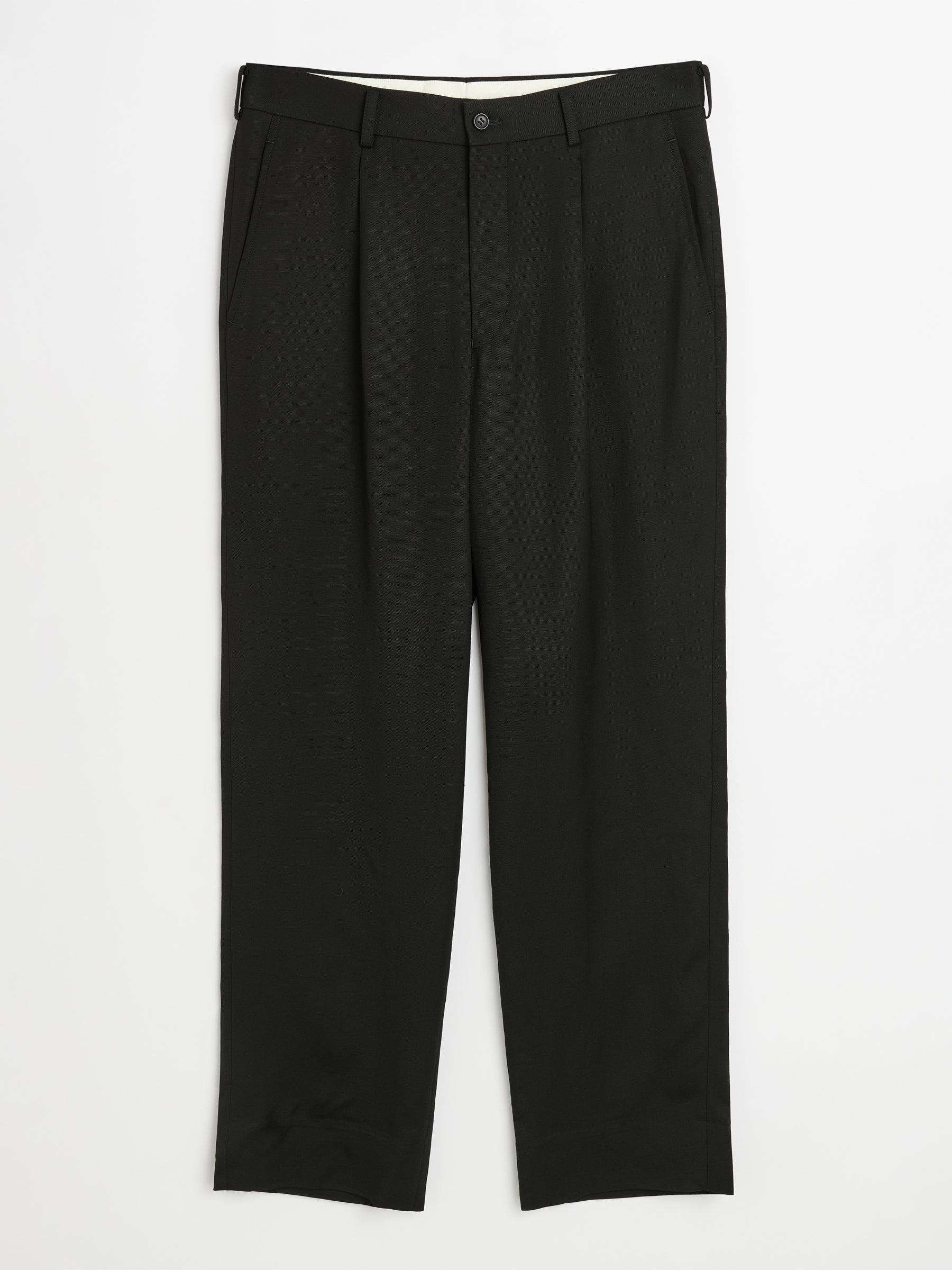 Comme des Garçons Homme Plus Rayon Linen Twill Pants Black – Très Bien