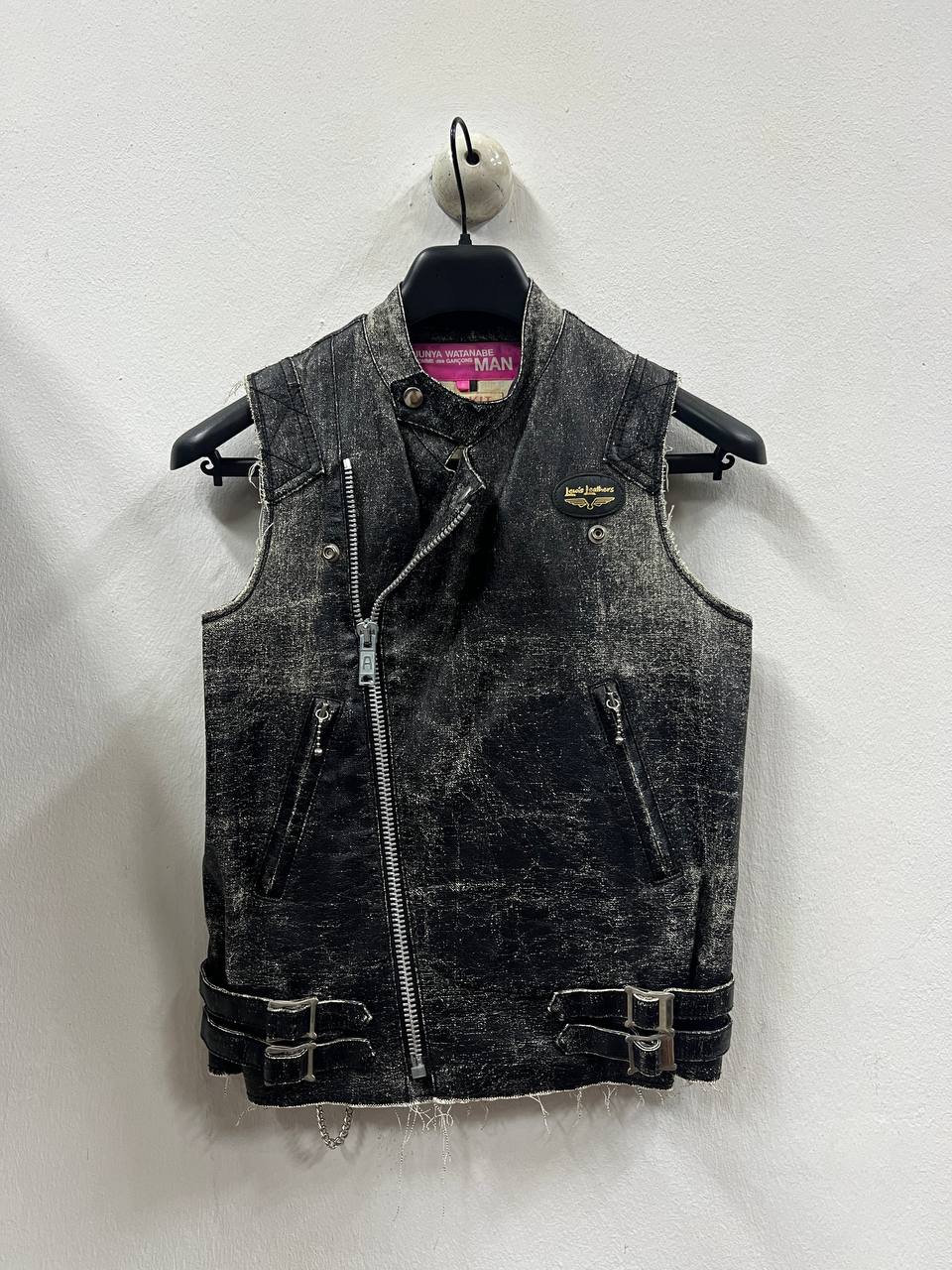 SS03 Junya Watanabe Man Pink x Lewis Leathers AVIAKIT Waxed Denim