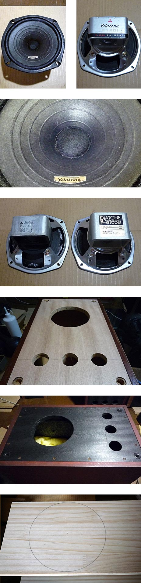 自作No,14 FOSTEX BK25A by DIATONE P-610