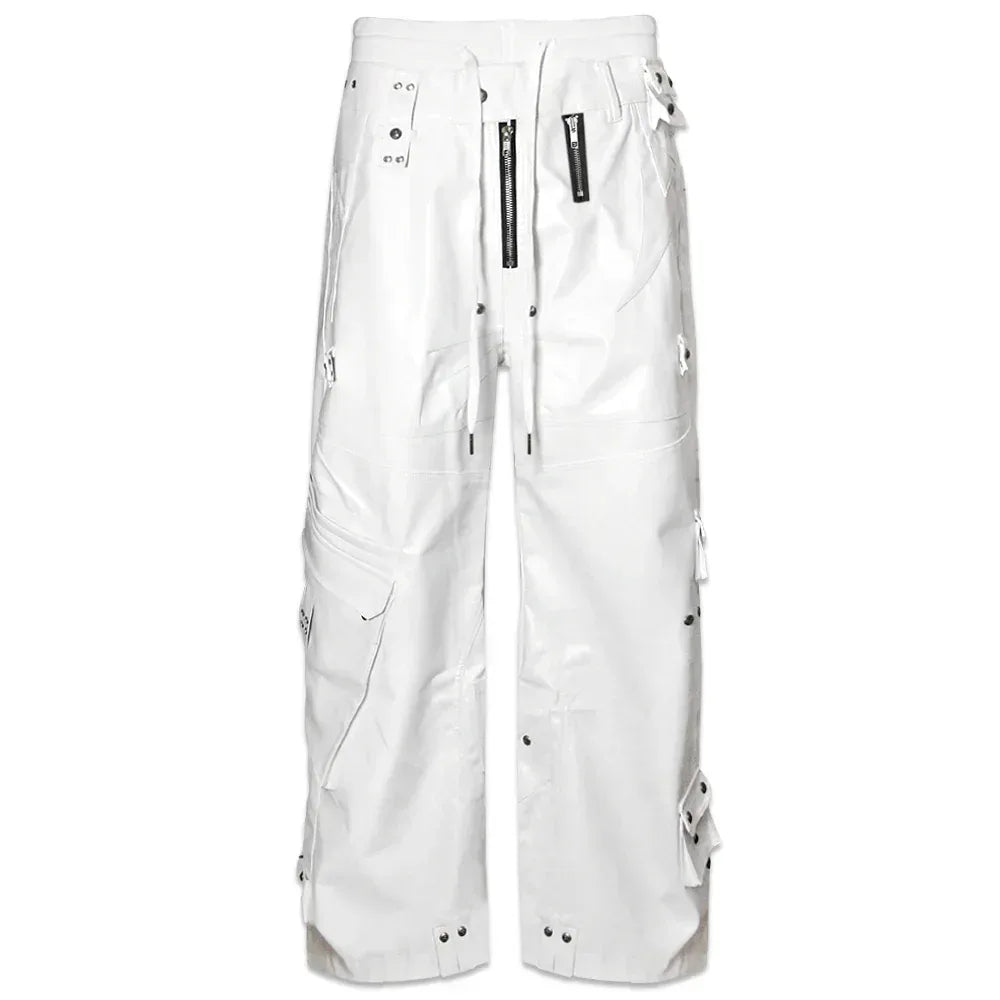 COZY WORLDWIDE Product Page - White Ghidorah Chaos Leather Cargo