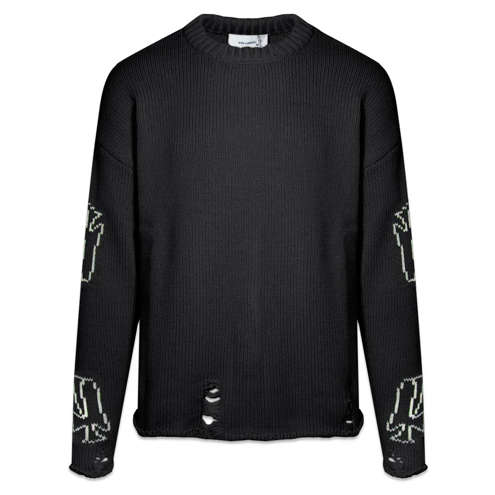 ASKYURSELF (アスクユアセルフ)商品ページ - Banned Knit - Black