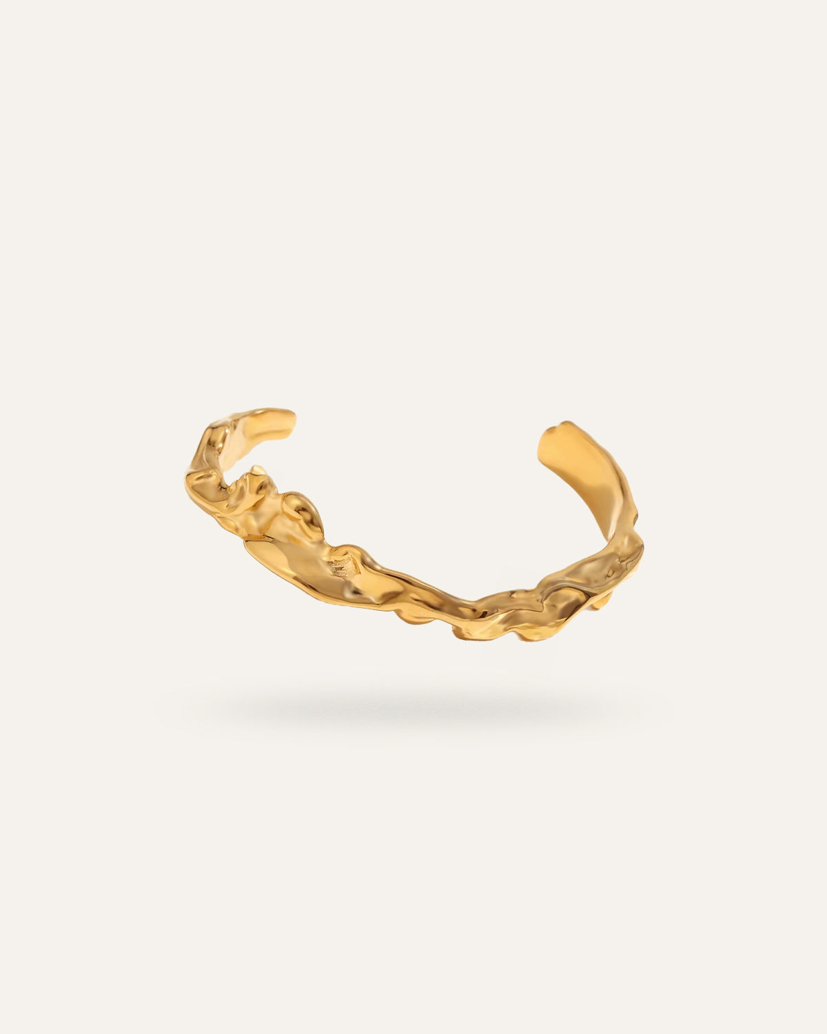 VENTÙR Luna Adjustable Bangle | 18K Gold-Plated 316L Steel