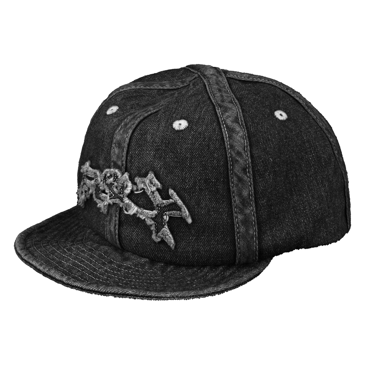 BLACK DENIM FLOPPY CAP – PUNKANDYO