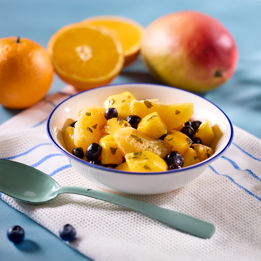 ピカール公式】BIO フルーツサラダ（マンゴー、オレンジ、ブルーベリー