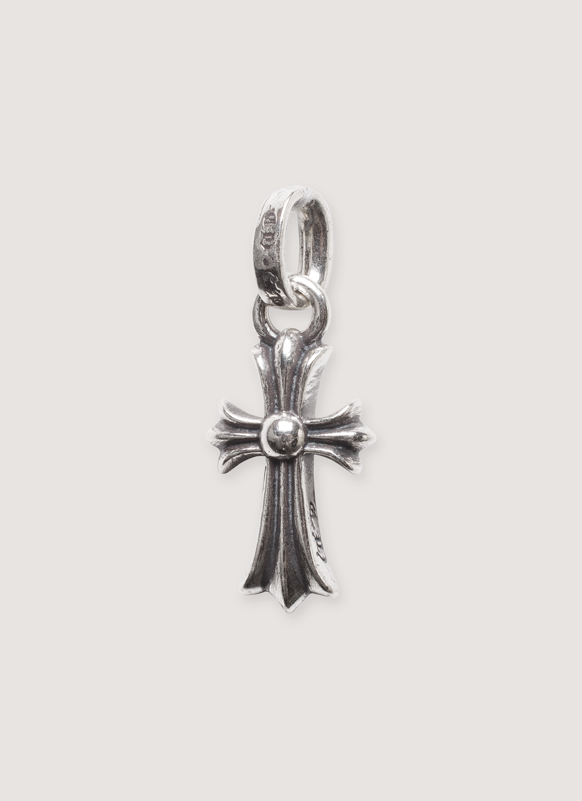 Chrome Hearts Baby Fat Cross Pendant Silver – PIECES