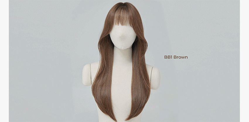 セミ手植えフルウィッグ) ハグカット エレナ (シュプリーム原糸)