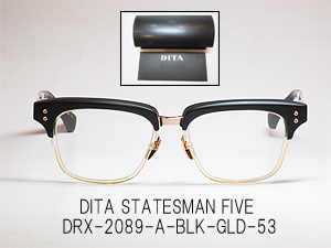 メガネのアベ｜DITA STATESMAN FIVE DRX-2089-A-BLK-GLD-53