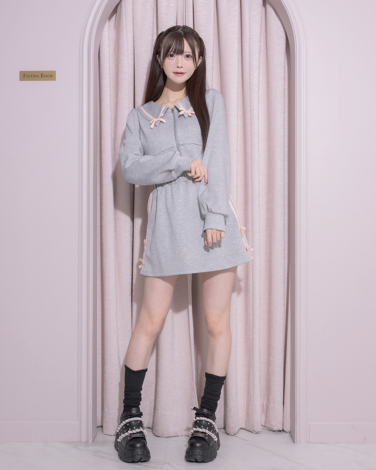 リボンカラースウェットセットアップ – pium