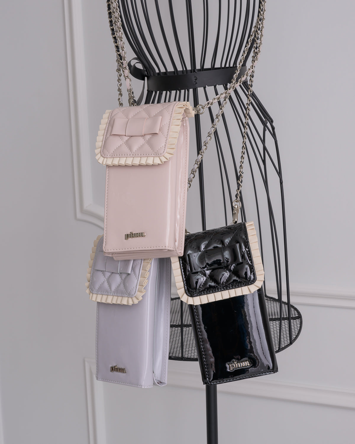 フロントリボンエナメルフォンホルダー – pium