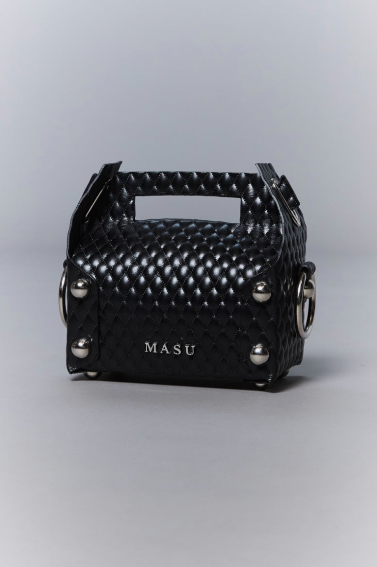 MASU(エムエーエスユー)のLEATHER CAKE MINI BAG BLACK(バッグ)の通販