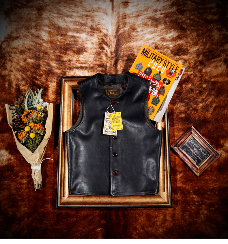 絶賛断捨離テン ハーレーダビッドソン オーバーオール 本革 ダーク