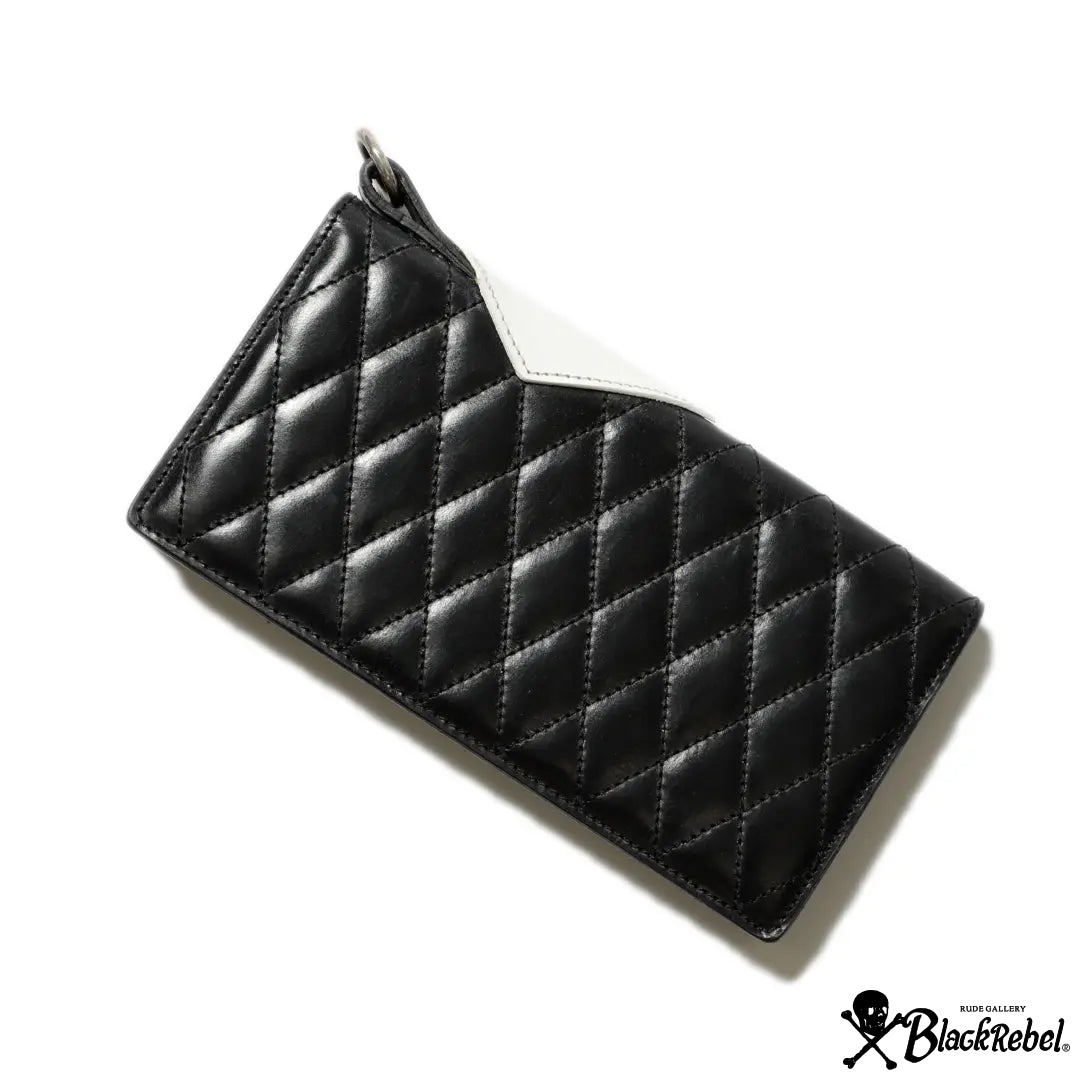OUTSIDERS DIA QUILTED LEATHER WALLET - RUDE GALLERY OFFICIAL