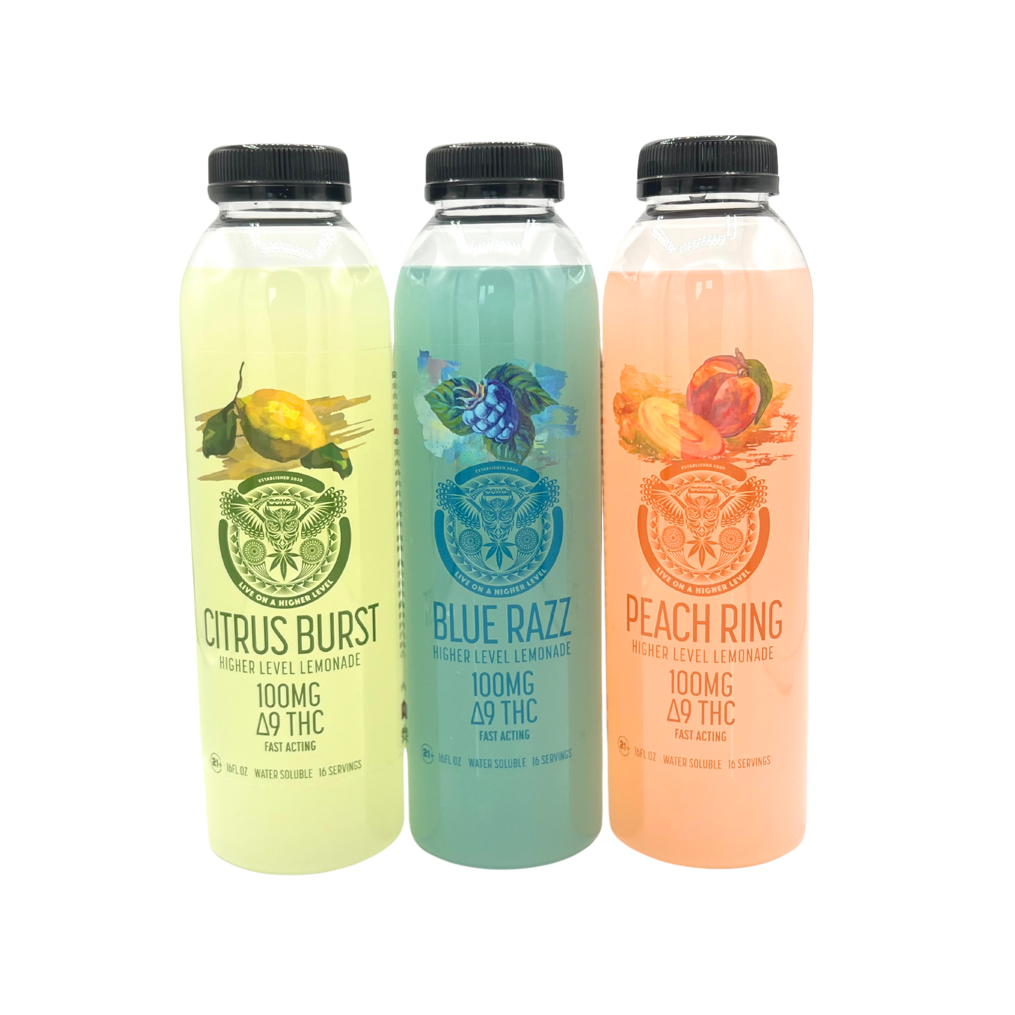 OCHO XS Delta 9 THC Higher Level Lemonade Drink – Rock N' Roll It