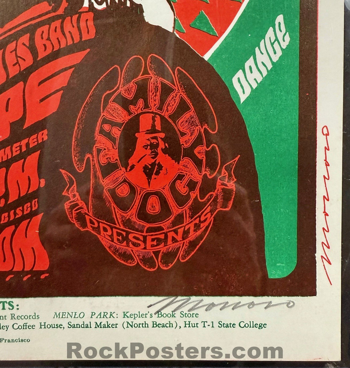 FD-40 - Grateful Dead - Victor Moscoso Signed - 1966 Concert