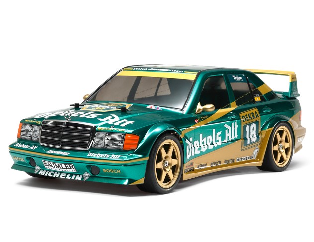 タミヤ 1/10RC メルセデス・ベンツ 190 E ディーベルス アルト（TT-01E）