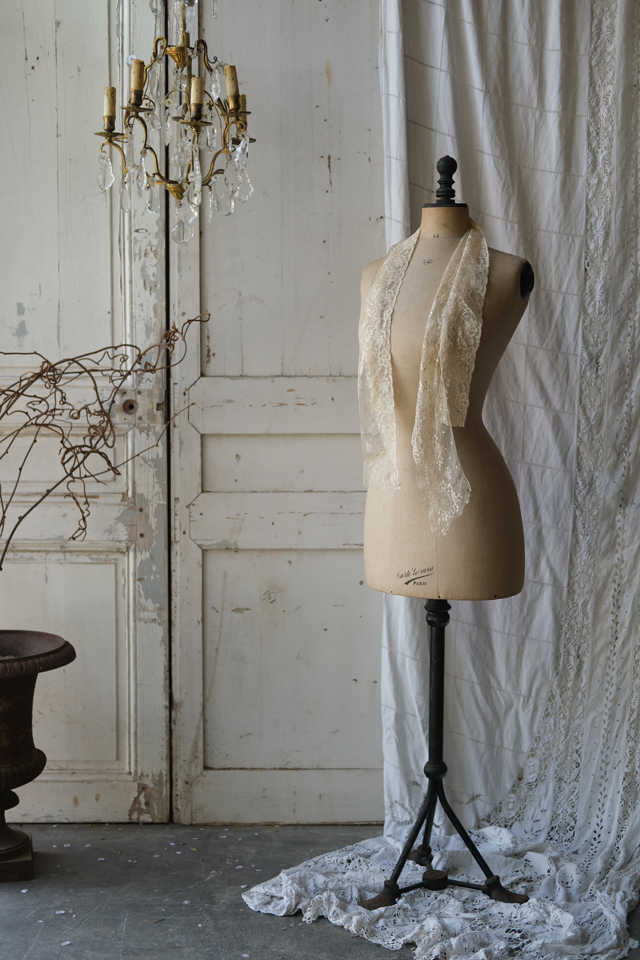 E122 フランス アンティーク トルソー マネキン