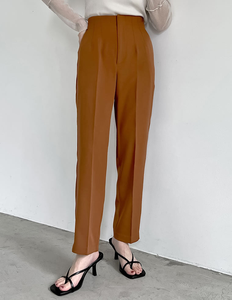 ツイルハイウエストダーツテーパードパンツ - パンツ通販 | 人気