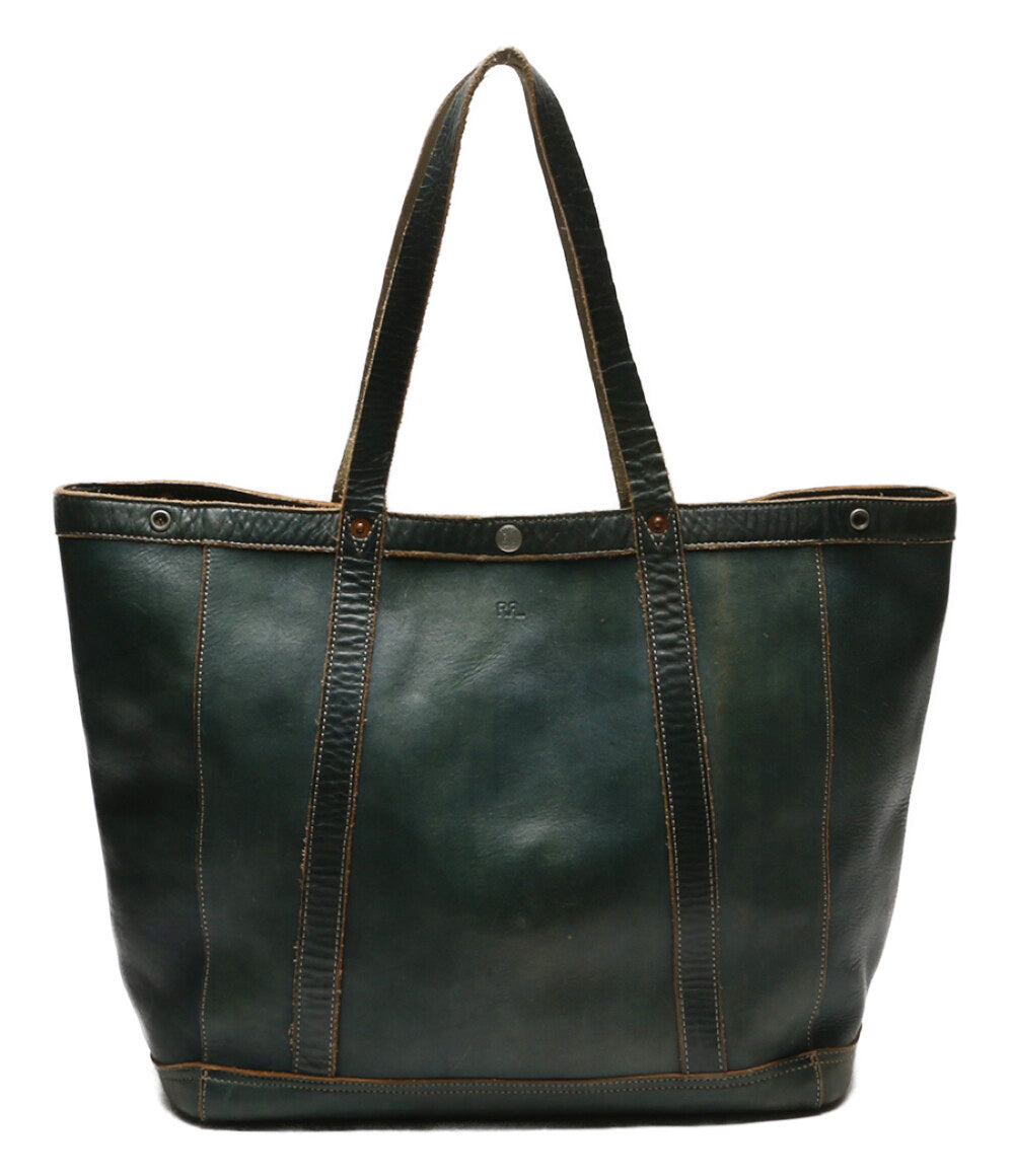 ダブルアールエル トートバッグ レザートート メンズ RRL – Rehello by